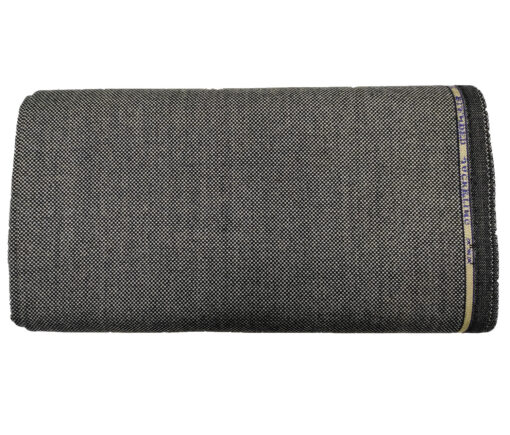 Raymond Men's Wool Structured Medium & Soft 2.20 Meter Unstitched Tweed Jacketing & Blazer Fabric (Light Grey)