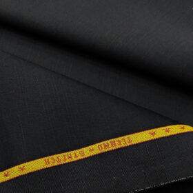 Raymond Men's Cotton Solids 1.50 Meter Unstitched Trouser Fabric (Dark Navy Blue )
