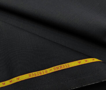 Raymond Men's Cotton Solids 1.50 Meter Unstitched Trouser Fabric (Dark Navy Blue )