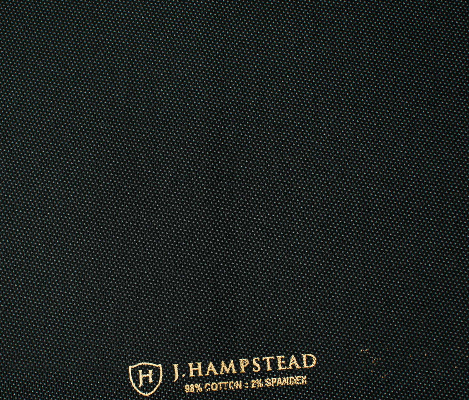 J.Hampstead Men's Cotton Structured  Unstitched Trouser Fabric (Black)