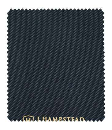 J.Hampstead Men's Cotton Structured  Unstitched Trouser Fabric (Dark Blue) - Image 5