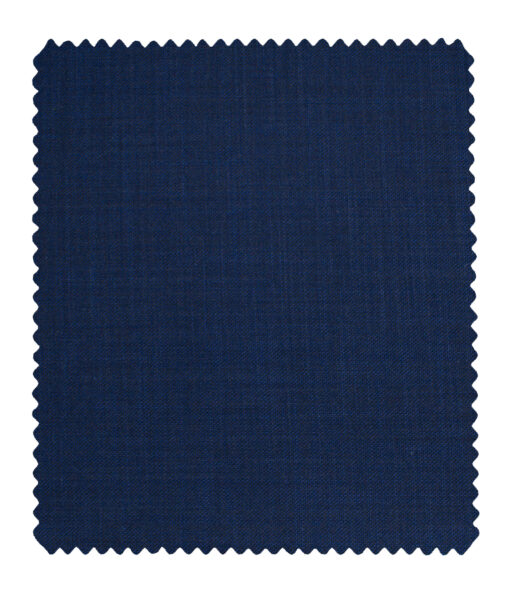 Raymond Men's Polyester Viscose Self Design  Unstitched Suiting Fabric (Royal Blue)