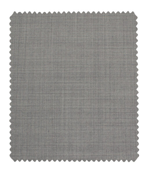 Raymond Men's Polyester Viscose Self Design  Unstitched Suiting Fabric (Light Grey)