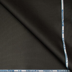 Raymond Men's Cotton Solids  Unstitched Trouser Fabric (Dark Brown)