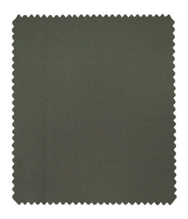Raymond Men's Cotton Solids  Unstitched Trouser Fabric (Greenish Grey) - Image 5