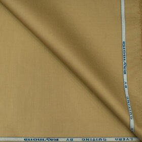 Raymond Men's Cotton Solids  Unstitched Trouser Fabric (Sand Castle Beige)