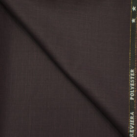 J.Hampstead Men's Wool Self Design Super 130's 1.30 Meter Unstitched Trouser Fabric (Grey )