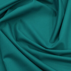 Don & Julio Men's Terry Rayon Solids 3.75 Meter Unstitched Suiting Fabric (Teal Green)