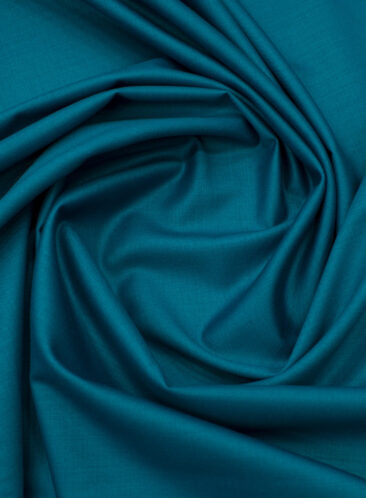 EMEF Men's Terry Rayon Solids 3.75 Meter Unstitched Suiting Fabric (Caribbean Blue)
