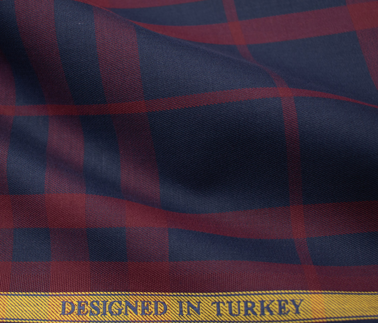 Soktas Men's Giza Cotton Checks Unstitched Shirting Fabric (Dark Royal ...