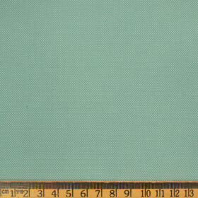 Italian Channel Men's Terry Rayon Structured 3.75 Meter Unstitched Suiting Fabric (Mint Green)
