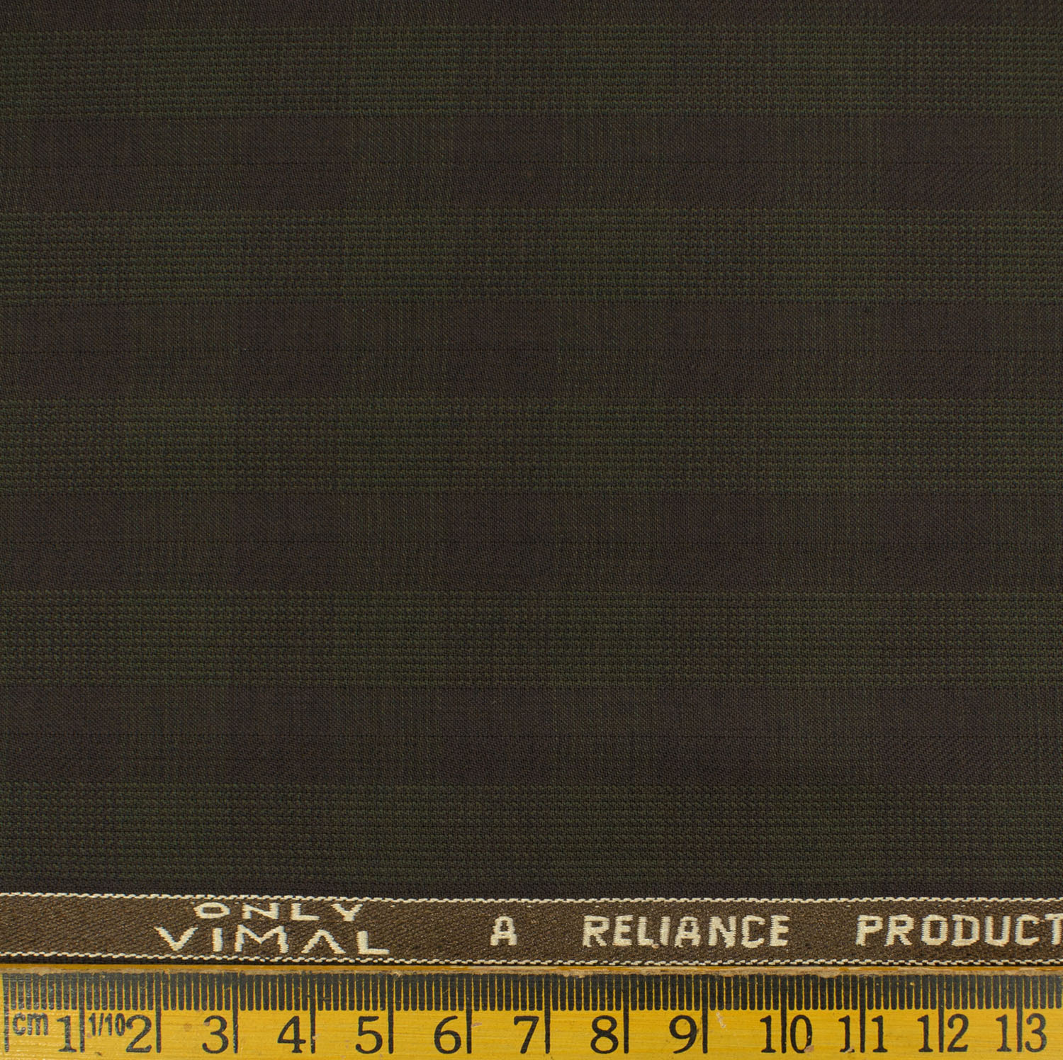 Black Polyester Vimal Suiting Fabric
