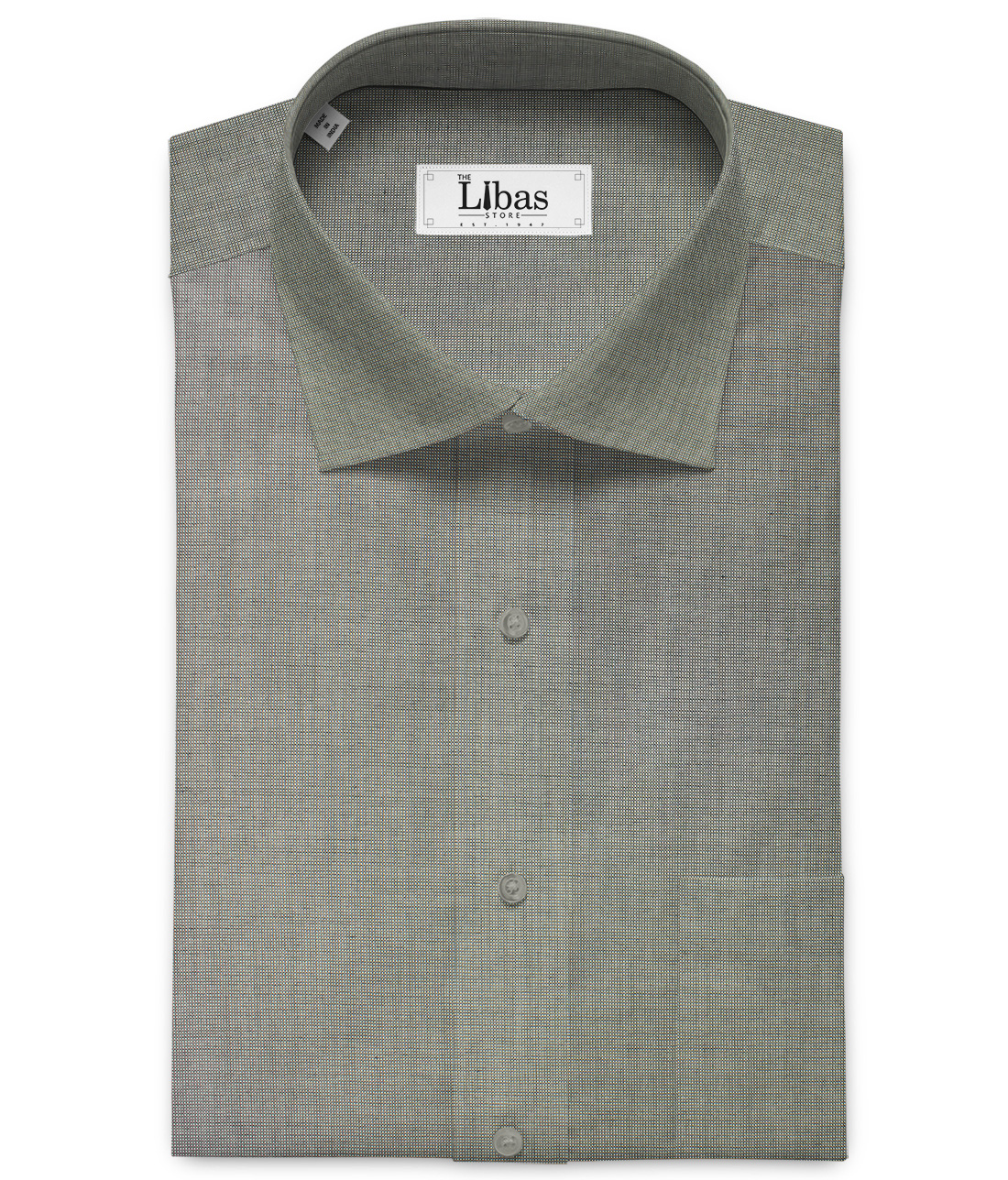Birla Century Men's  Cotton Structured 2.25 Meter Unstitched Shirting Fabric (Grey)