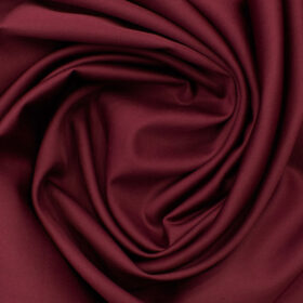 Birla Century Men's Pima Cotton Super 80's Solids 2.25 Meter Unstitched Shirting Fabric (Wine Red)