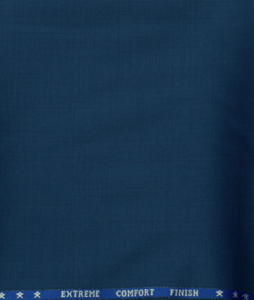 J.Hampstead Men's Wool Solids Super 130's Unstitched Trouser Fabric (Royal Blue) - Image 2