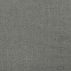 Raymond Men's Polyester Viscose Self Design 3.75 Meter Unstitched Suiting Fabric (Worsted Grey)