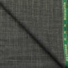 Raymond Men's Polyester Viscose Self Design 3.75 Meter Unstitched Suiting Fabric (Dark Grey)