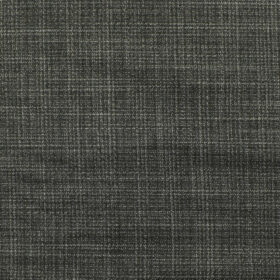 Raymond Men's Polyester Viscose Self Design 3.75 Meter Unstitched Suiting Fabric (Dark Grey)