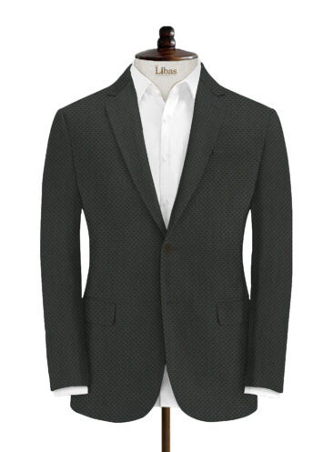 Fashion Flair Men's Terry Rayon Structured 3.75 Meter Unstitched Suiting Fabric (Grey)