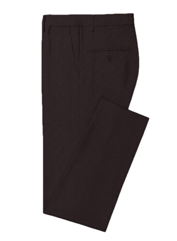 J.Hampstead Men's Terry Rayon Structured 3.75 Meter Unstitched Suiting Fabric (Dark Wine)