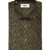 PEE GEE Men's Premium Cotton Printed 2.25 Meter Unstitched Shirting Fabric (Dark Brown)