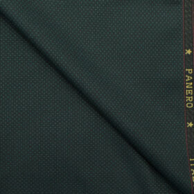 Panero Men's Terry Rayon Structured 3.75 Meter Unstitched Suiting Fabric (Sea Green)