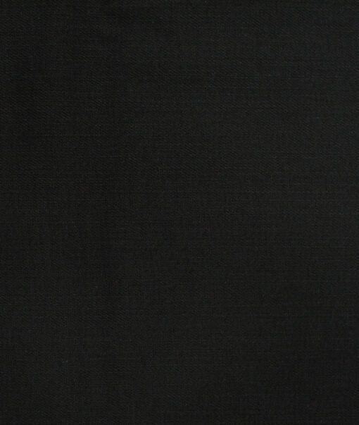 Arvind Men's Cotton Solids 1.50 Meter Unstitched Jeans Fabric (Black)