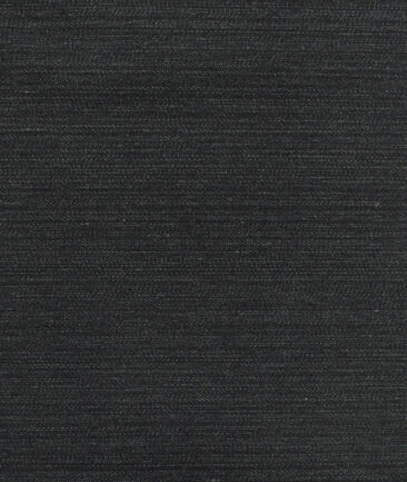 Arvind Men's Cotton Self Design 1.50 Meter Unstitched Jeans Fabric (Carbon Black)