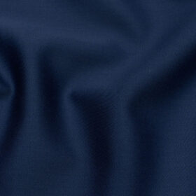 J.Hampstead Men's Wool Solids Super 150's 3.75 Meter Unstitched Suiting Fabric (Royal Blue)