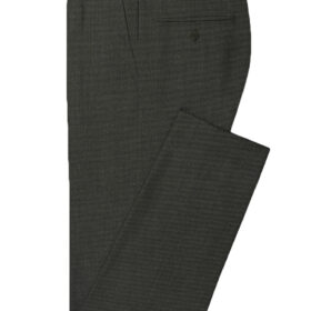 J.Hampstead Men's Wool Structured Super 90's 3.75 Meter Unstitched Suiting Fabric (Blackish Grey)
