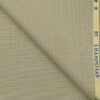 J.Hampstead Men's Wool Checks Super 100's 3.75 Meter Unstitched Suiting Fabric (Beige)
