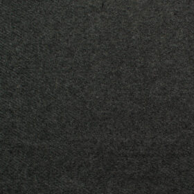 OCM Men's Wool Solids Thick  2.25 Meter Unstitched Tweed Jacketing & Blazer Fabric (Worsted Grey)