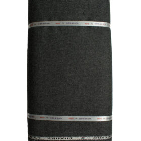 OCM Men's Wool Solids Thick  2.25 Meter Unstitched Tweed Jacketing & Blazer Fabric (Worsted Grey)