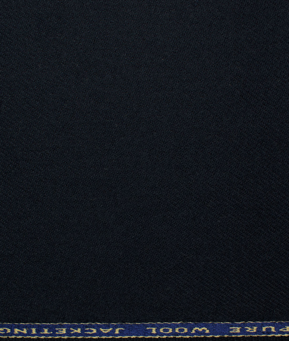 OCM Men's Wool Solids Thick  2.25 Meter Unstitched Tweed Jacketing & Blazer Fabric (Dark Blue)
