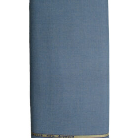 Raymond Men's Wool Solids Medium 2.20 Meter Unstitched Tweed Jacketing & Blazer Fabric (Sky Blue)