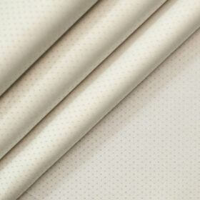 Birla Century Men's Giza Cotton 60's Structured Unstitched Shirting Fabric (Beige)