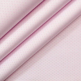Birla Century Men's Giza Cotton 60's Structured Unstitched Shirting Fabric (Pink)