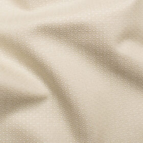 Raymond Men's Premium Cotton Structured Unstitched Shirting Fabric (Beige)