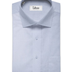 Raymond Men's Premium Cotton Structured Unstitched Shirting Fabric (Sky Blue)