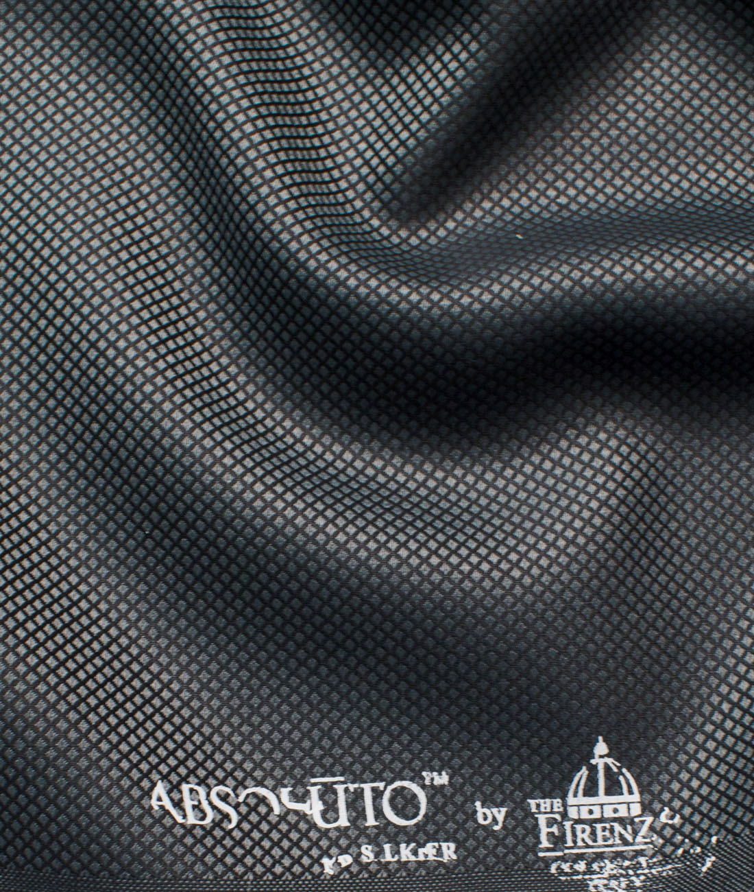 Absoluto Men's Terry Rayon Structured 3.75 Meter Unstitched Suiting Fabric (Grey)