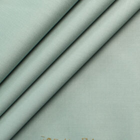 Fashion Flair Men's Terry Rayon Self Design 3.75 Meter Unstitched Suiting Fabric (Light Pista Green)