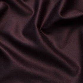 J.Hampstead Men's Terry Rayon Solids 3.75 Meter Unstitched Suiting Fabric (Dark Wine)