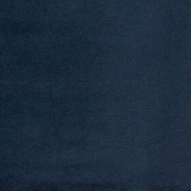 Nemesis Men's Velvet Solids 3.75 Meter Unstitched Suiting Fabric (Dark Blue)