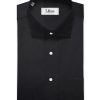 Luthai Men's Pure Cotton Solids  Unstitched Shirting Fabric (Black)