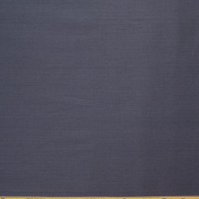 Soktas Men's Giza Cotton Solids  Unstitched Shirting Fabric (Dark Grey)