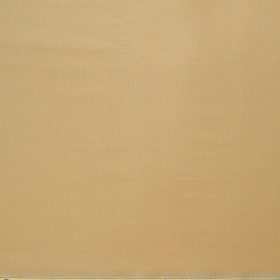 Soktas Men's Giza Cotton Solids  Unstitched Shirting Fabric (Light Brown)