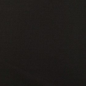 J.Hampstead Men's Wool Structured Super 100's 1.30 Meter Unstitched Trouser Fabric (Black)