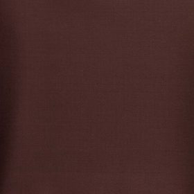 J.Hampstead Men's Wool Solids Super 90's  Unstitched Trouser Fabric (Syrup Brown)