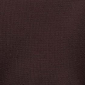 J.Hampstead Men's Wool Solids   Unstitched Trouser Fabric (Dark Wine)