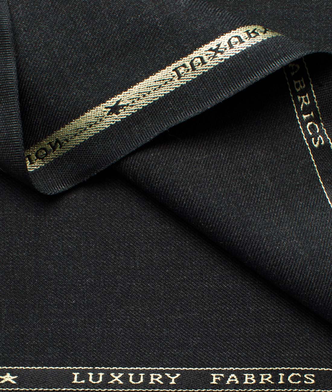 OCM Men's Self Design 45% Merino Super 100's Wool Unstitched Suiting Fabric  (Medium Brown)